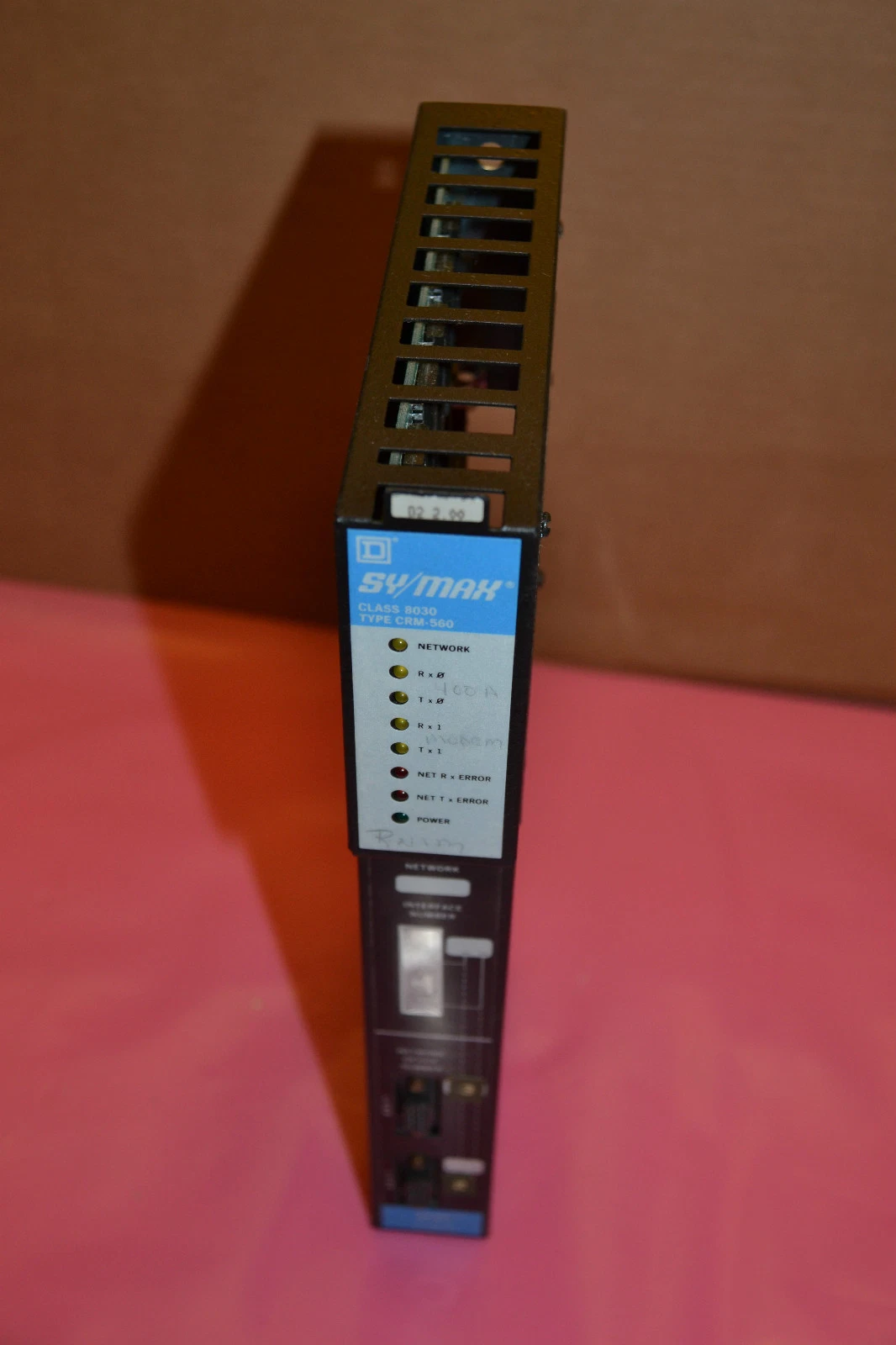 Used SQUARE D SYMAX SY/NET NETWORK INTERFACE 8030 CRM-560 CRM560 8030CRM-560 D2 D3