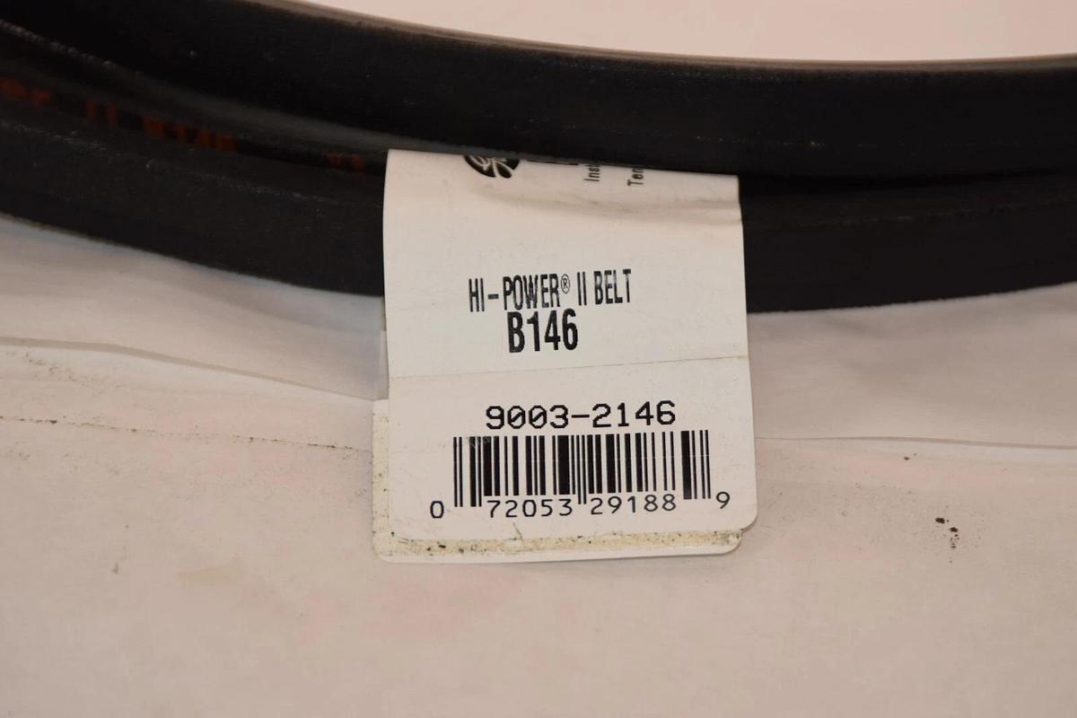 (NEW) GATES B146 9003-2146 Hi-Power II V-Belt