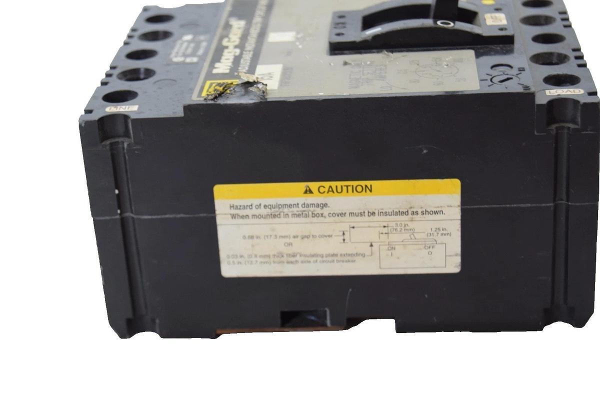 Used Square D FHP3601513M Series 2 15A Amp 3P Mag-Gard Circuit Breaker
