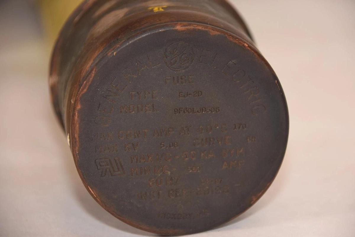 Used GE / GENERAL ELECTRIC 9F60LJD506 5.08 Max KV Motor Starter Fuse