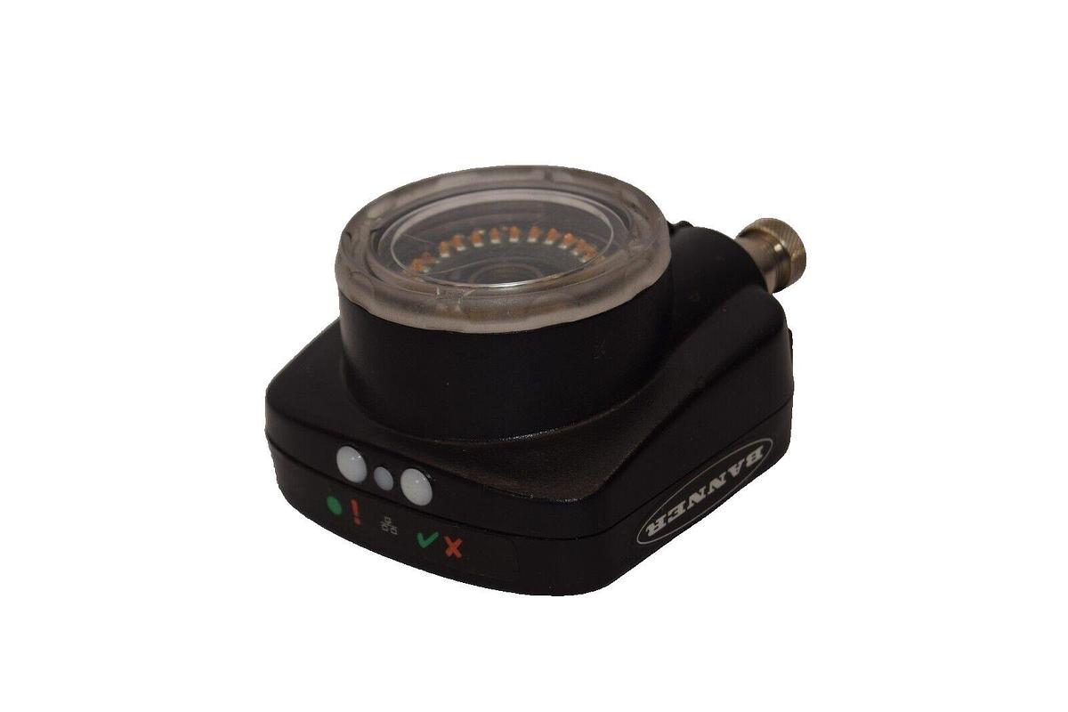 Used BANNER IVUPRGR12 IVU Plus Remote Grayscale Sensor W/Ethernet