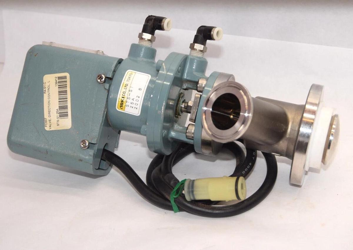 (NEW) AOKI CO. STS-S1 25A Sanitary Stainless Steel SS Direction Control Valve