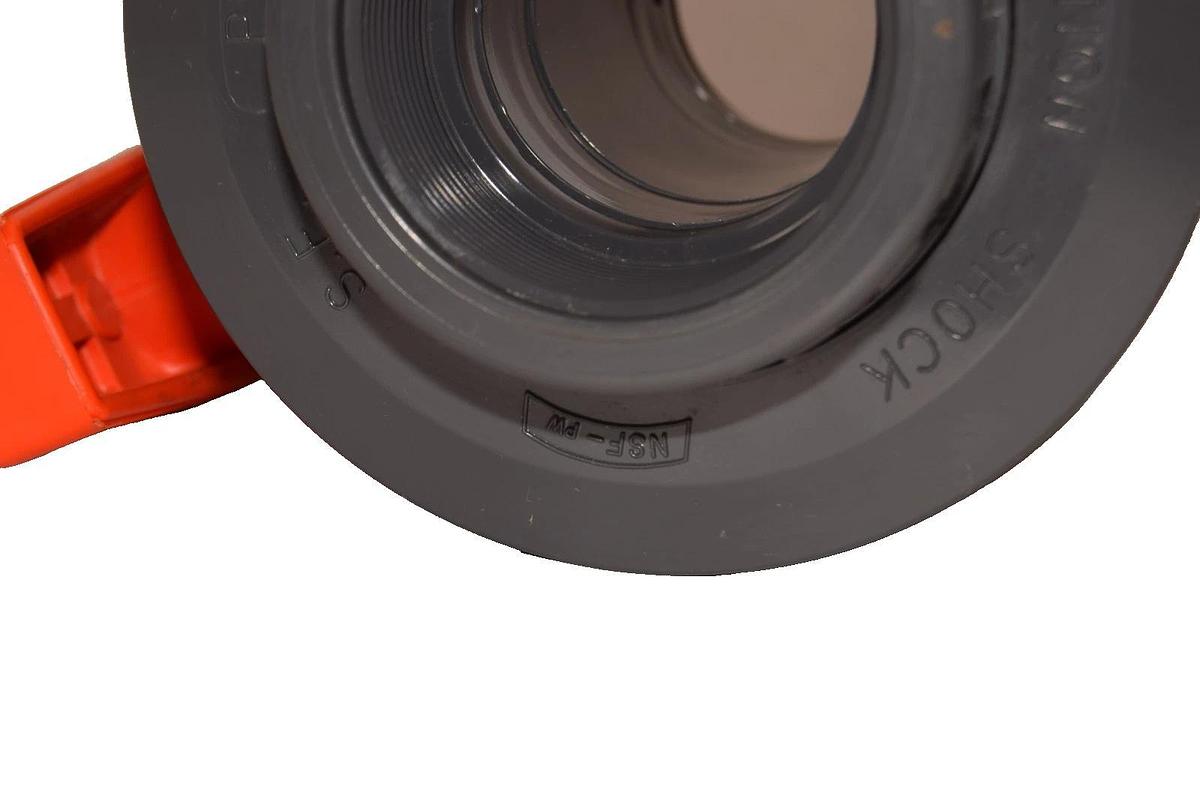 George Fischer 2" Threaded Non-Shock True Union Ball Valve PVC (New)