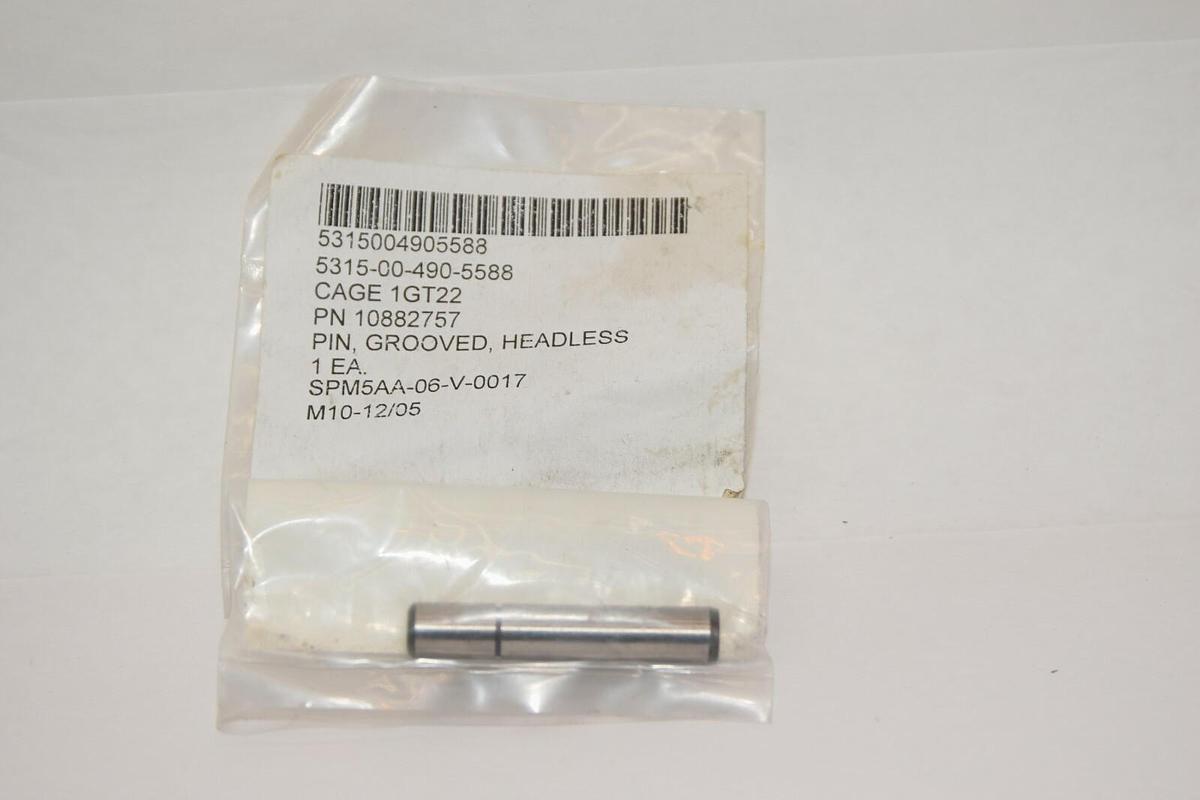 (NEW) NSN 5315-00-490-5588 5315004905588 Pin Grooved Headless