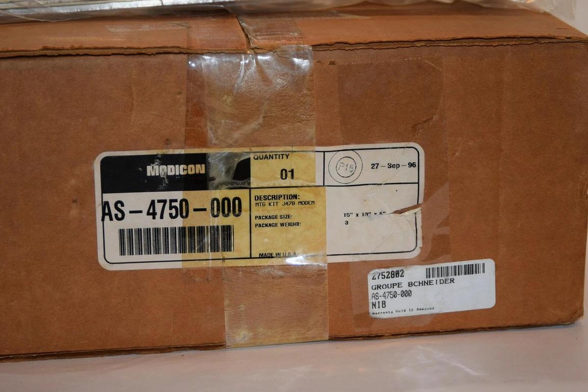 (NEW) MODICON AS-4750-000 AS4750000 Mounting Kit for J478 Modem