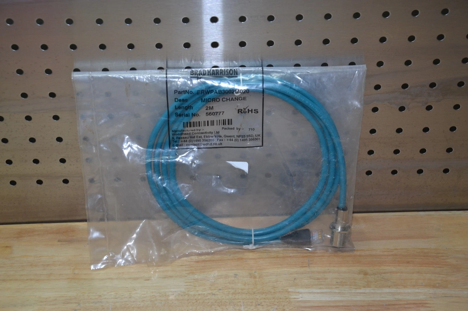 BRADHARRISON ERWPAB3002M020 MICRO CHANGE CORDSET NEW