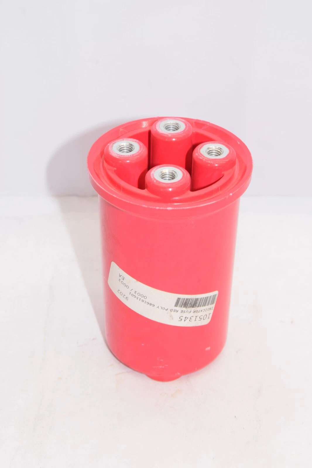 (NEW) 686C15G01 1051345 Indicator Standoff Fuse Red Poly Isolator 3/8"x16