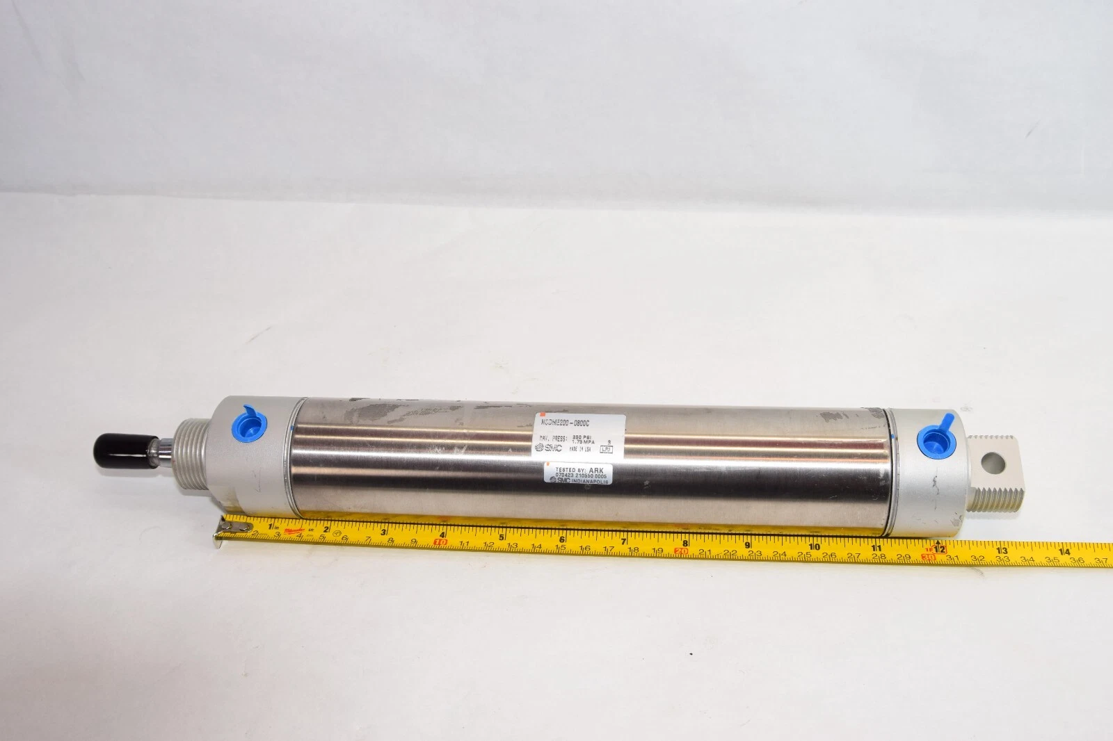 (NEW) SMC NCDME200-0800C 250psi Pneumatic Air Cylinder