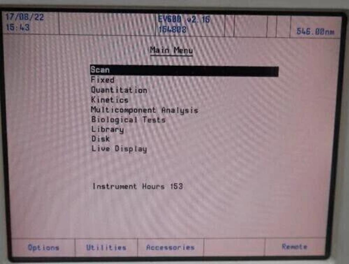 Used Thermo Scientific Evolution 600 LC 10600301  UV-Visible Spetrophotometer