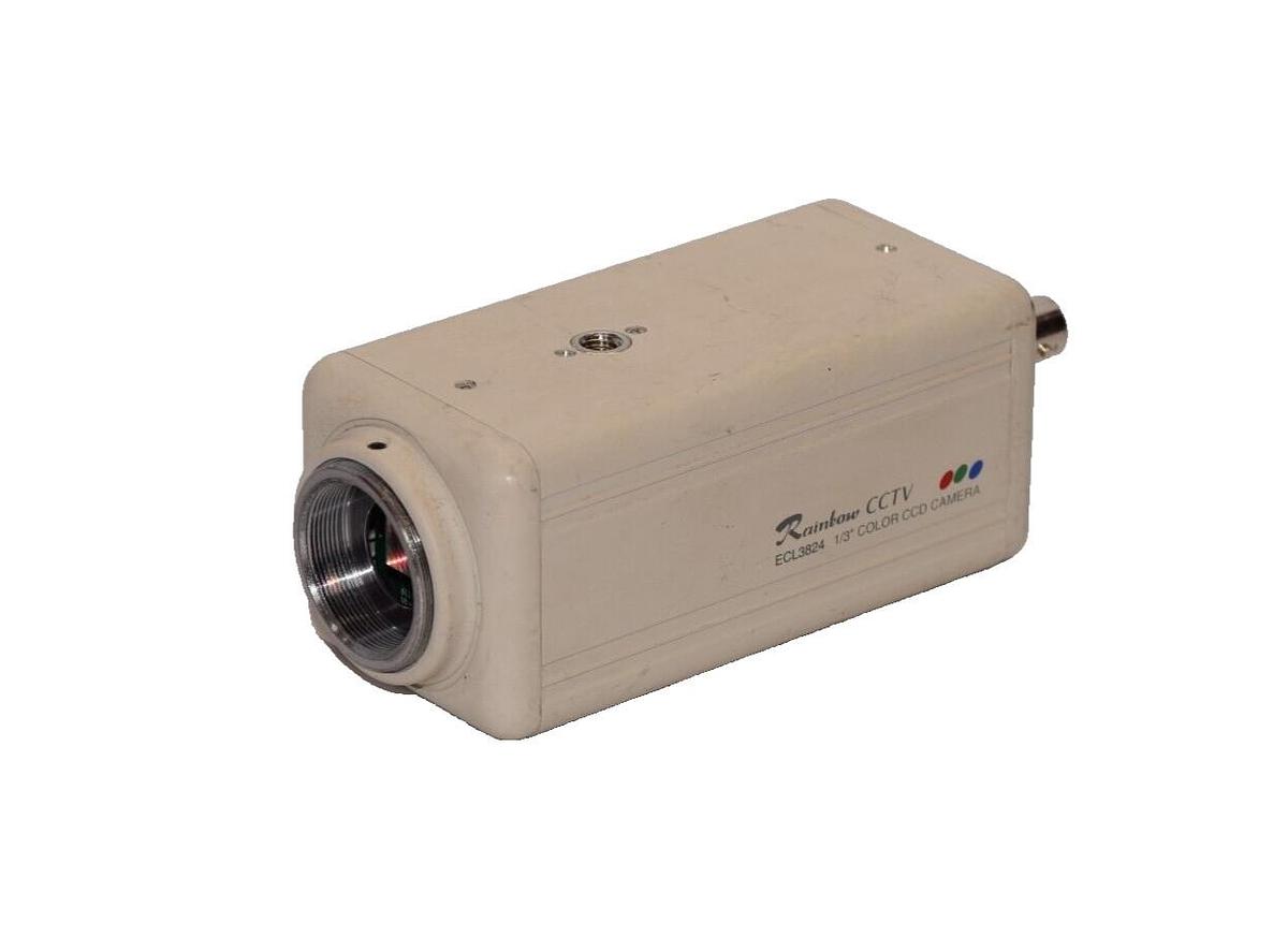 Used RAINBOW ECL3824 ECL-3824 1/3" Color CCTV CCD Security Camera