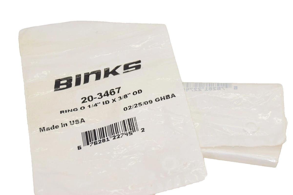 (NEW - Lot of 2) BINKS 20-3467 , 203467 O-Ring