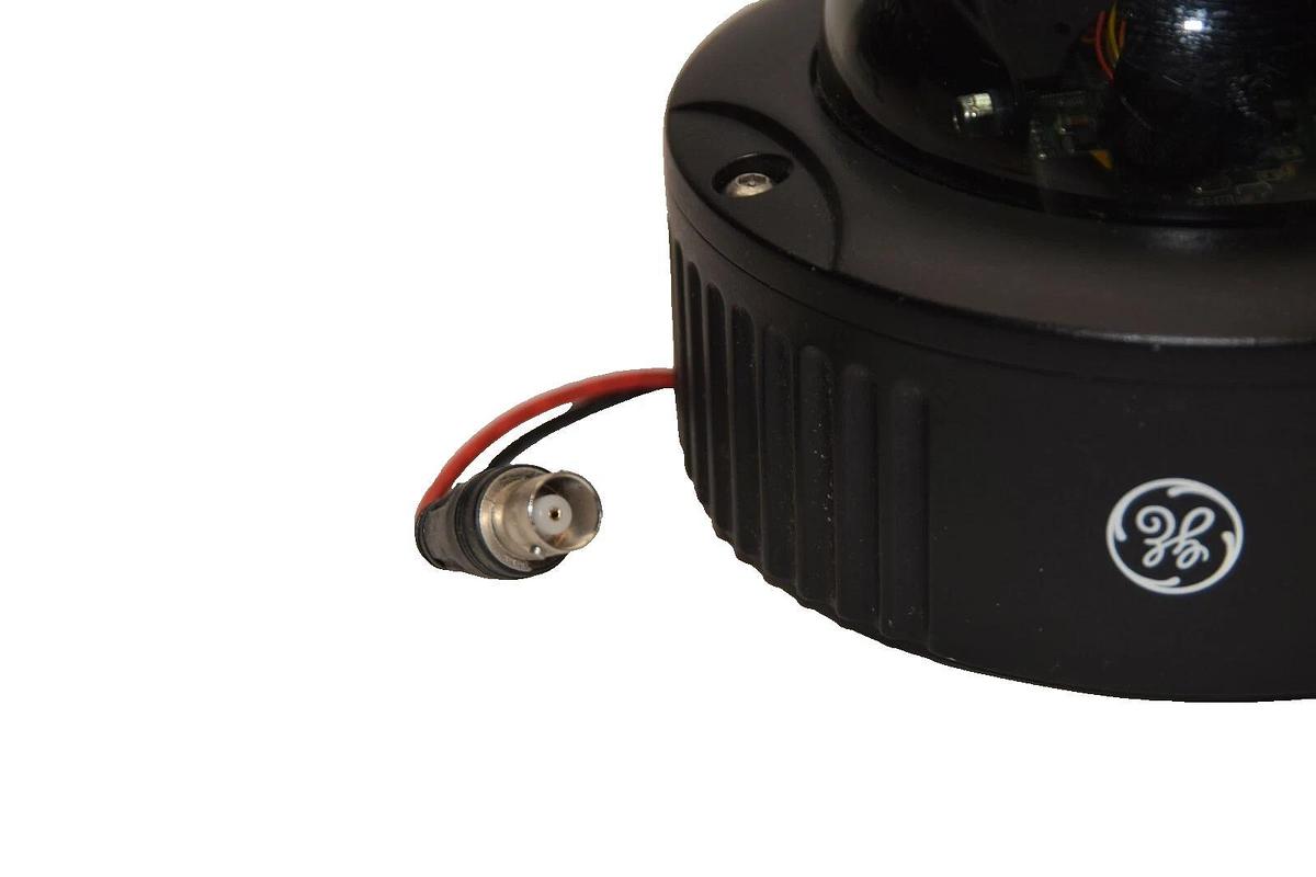 Used GE DR-1500-VFA3-SBB 1/3" Color 480TVL 12Vdc 24Vac 3.5-8.0m Dome Security Camera