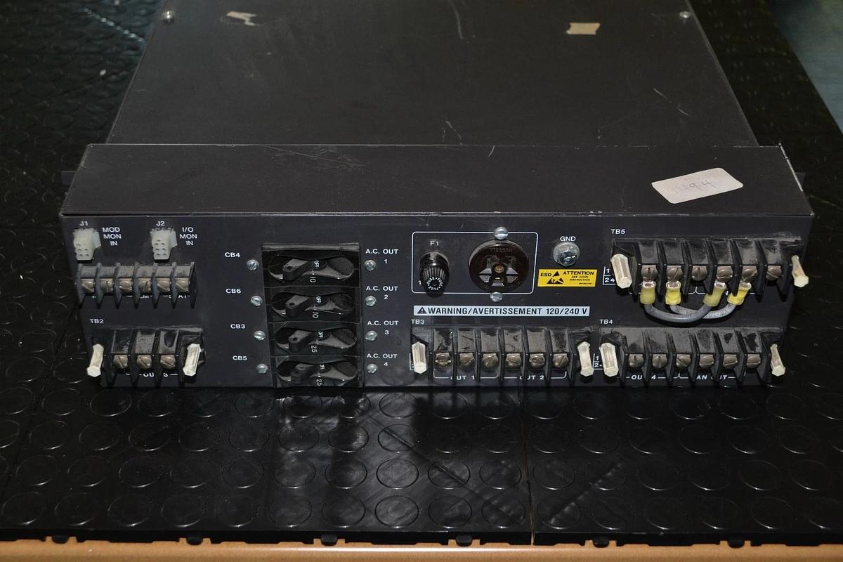 Used BAILEY POWER ENTRY PANEL NPEP01 NETWORK 90 120 VAC 2 X 25 A