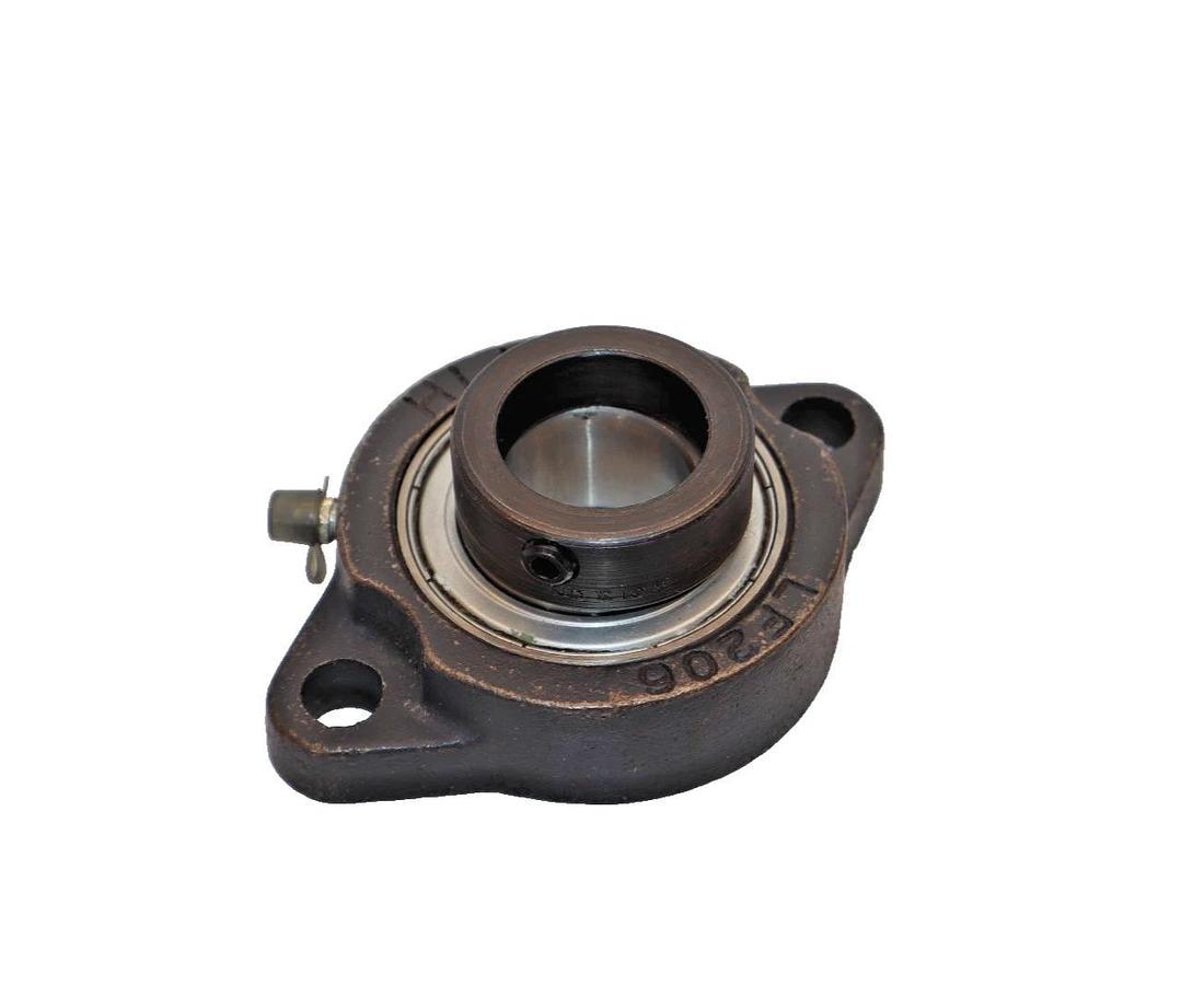 HLU 2-Bolt Flange Bearing LF206 1-3/16" 30mm Bore (NOS)