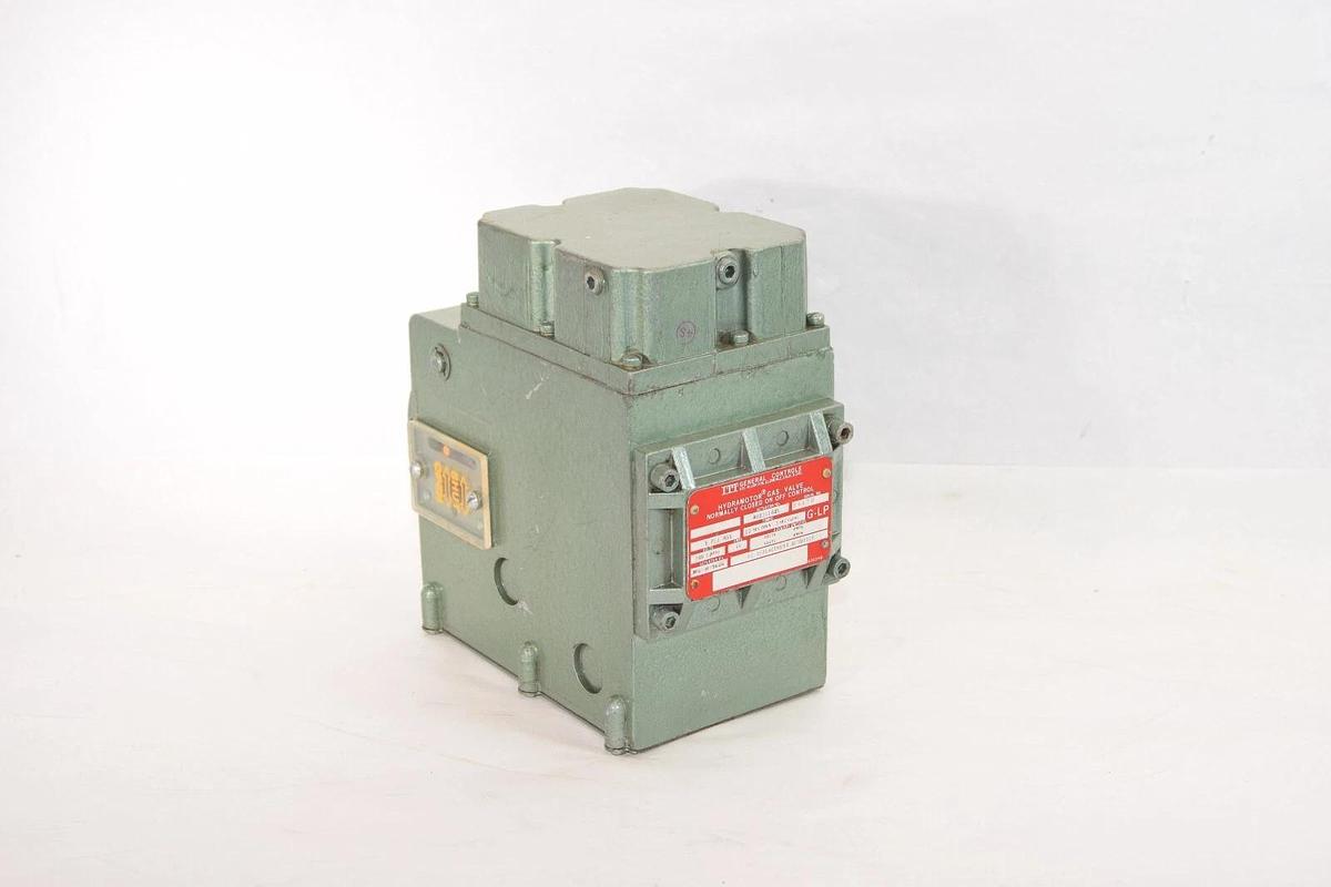 (NEW) ITT AH13A144A 66A 240V 50/60Hz 5psi Hydramotor Gas Valve