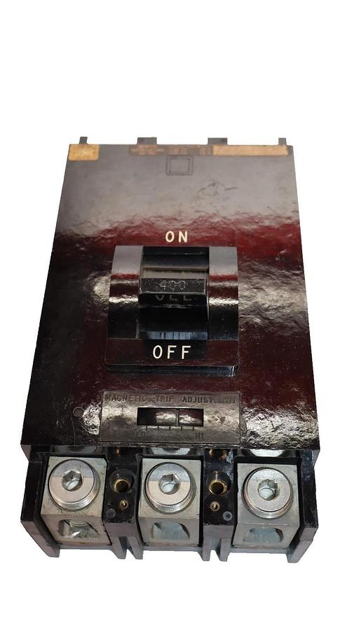 Used Square D Circuit Breaker LAP36400 400A 400 Amp 3 Pole 3p Magnetic Trip Adj Unit