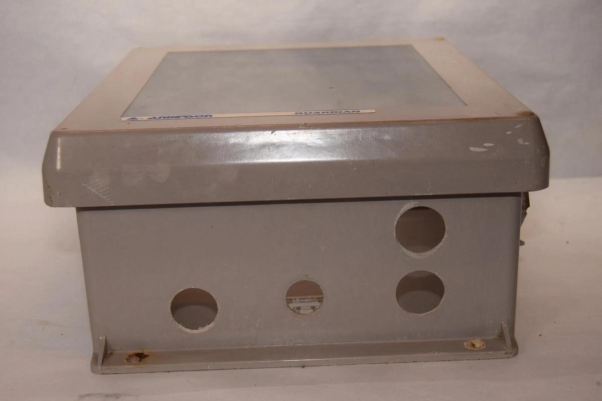Used ANDERSON AW846333 , 915542 12" x 10" x 4-1/2" ID Plastic PVC Control Enclosure