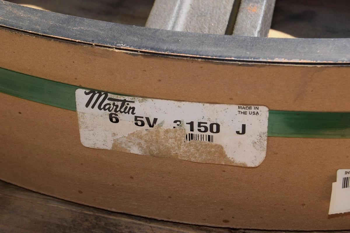 MARTIN Sheave 65V3150J 6-5V31-5J 5V V-Belt 6 Groove 31.5" dia QD-J USA (NEW)