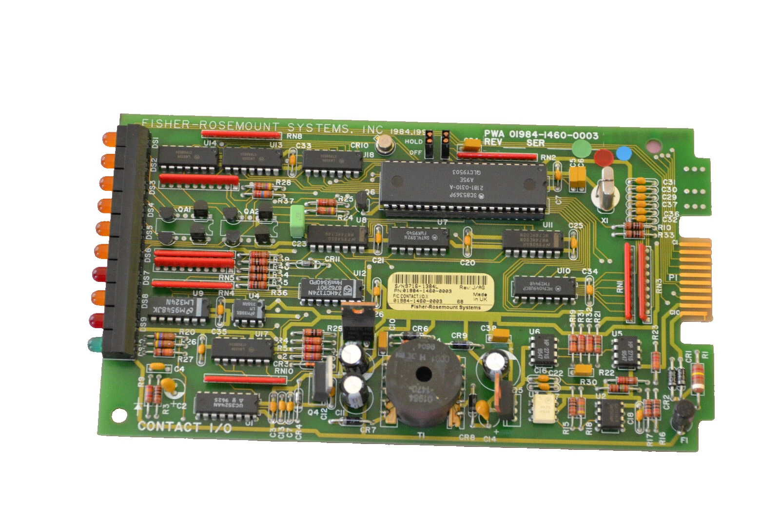 Used FISHER ROSEMOUNT POWER SUPPLY BOARD CARD PWA 01984-1460-0003 0198414600003