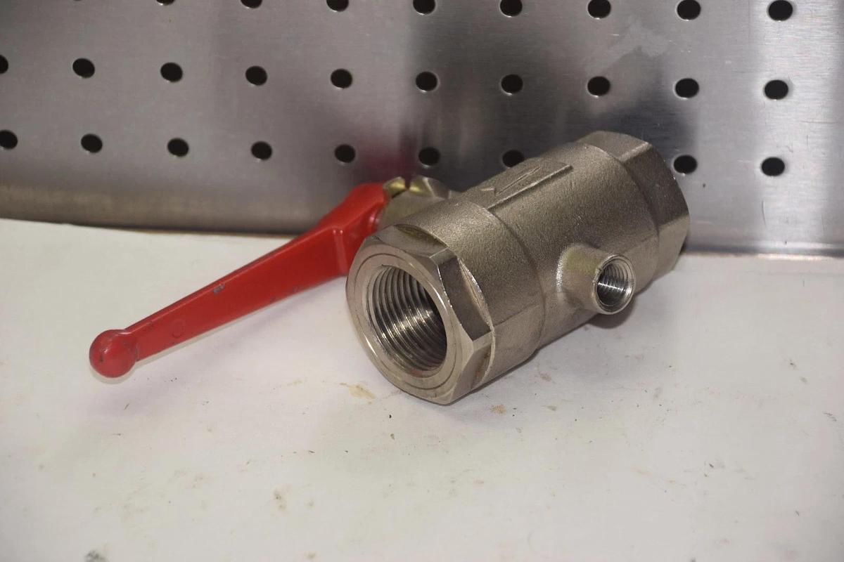 LEGRIS STAINLESS STEEL ONE WAY FLOW BALL VALVE 1" NPT NEW