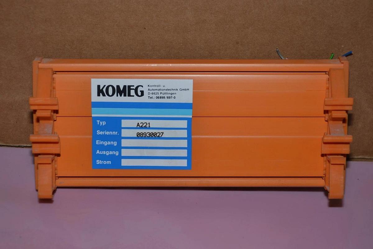 Used KOMEG A221 08930027 MODULE