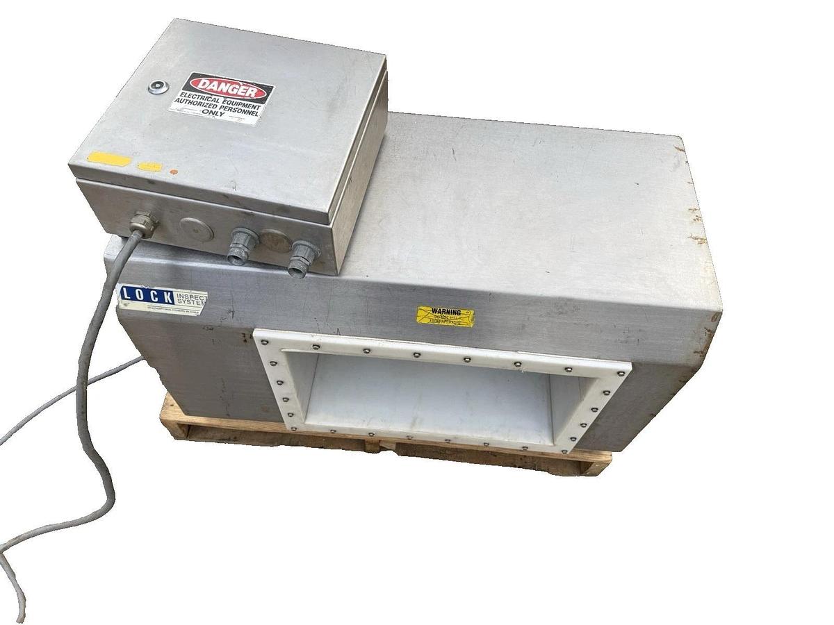 Used Lock Inspection Systems MET30+ Metal Detector for Conveyor  19-1/2" X 11-1/2"