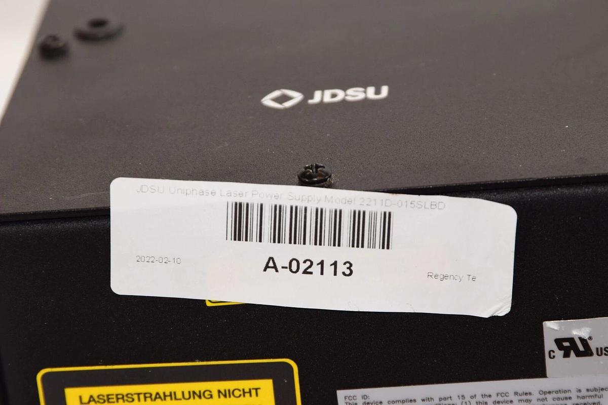 Used JDSU 2211D-015SLBD  2211D015SLBD  21098848 Laser Head