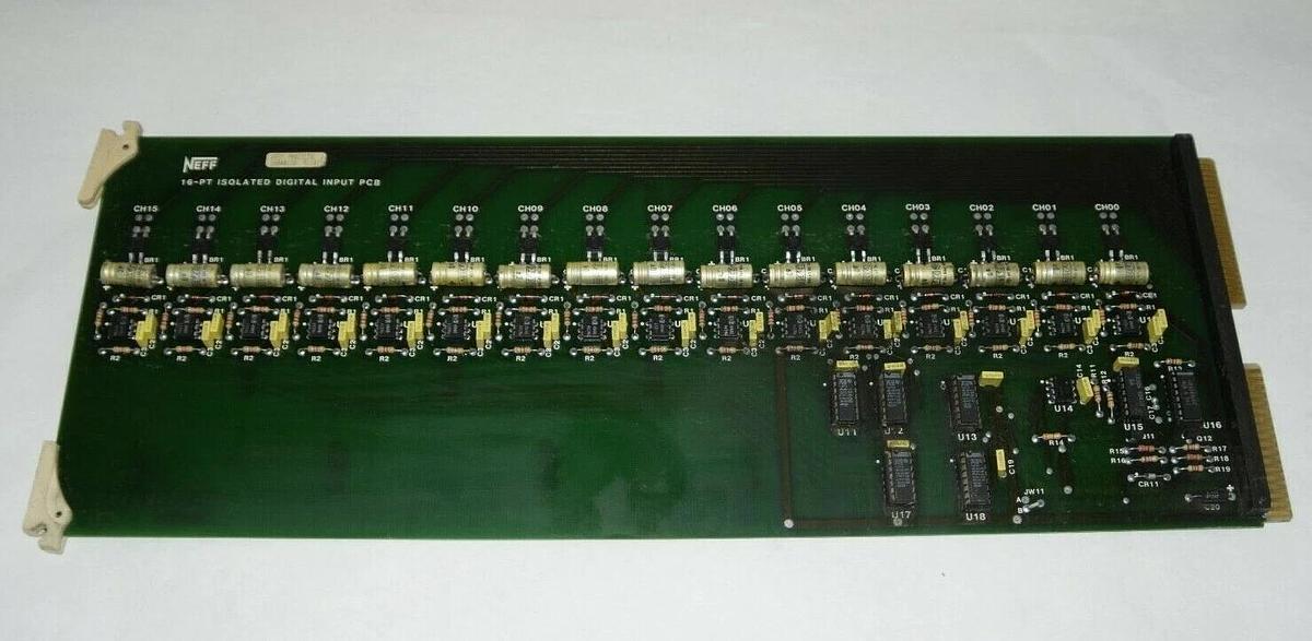 Used NEFF 90023158 16-pt Isolated Digital Input PCB Board