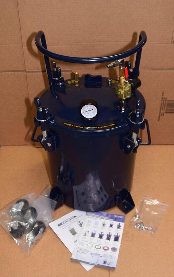 (NEW) TCP GLOBAL 8363H 20L / 5Gal Hand Mixing Paint Pressure Tank