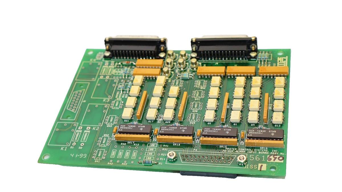 Used Master Control Systems MCS PR-AIF Alarm Input Circuit Board Card 561690 PRAIF