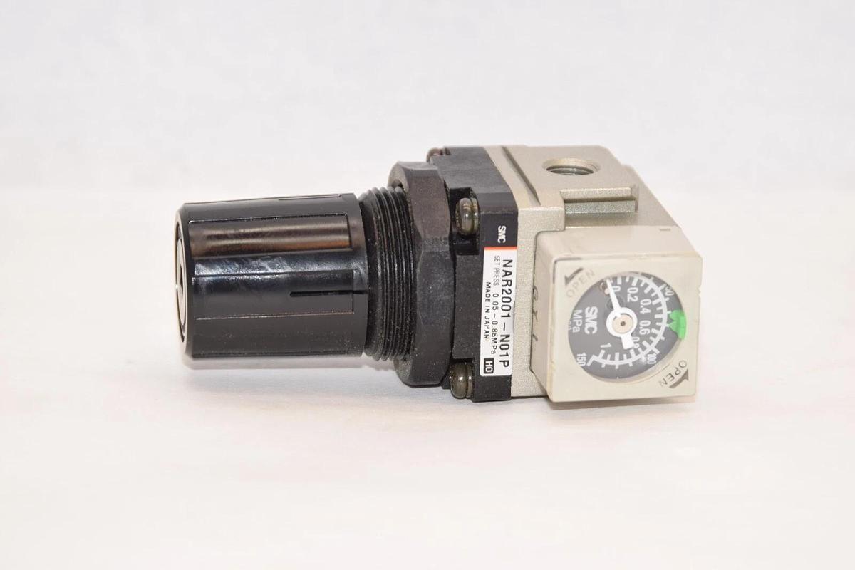 (NEW) SMC NAR2001-N01P 0.05-0.85MPa Pneumatic Regulator