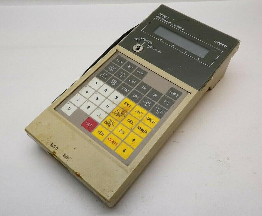 Used OMRON PRO27 Programming Console