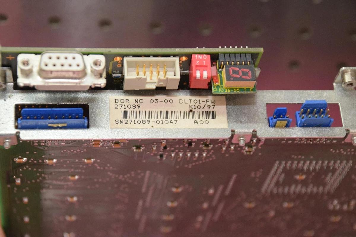 Used INDRAMAT CONTROL BOARD BGR NC 03-00 / CLT01-FW  271089