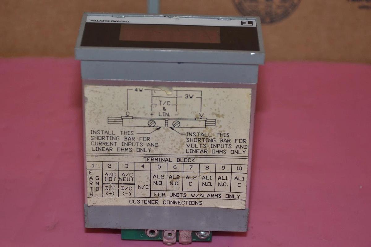 Used THERMO ELECTRIC TE 3168P10T I17244-2 115V 115 V Temp controller