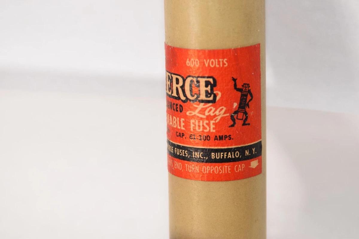 (NEW) PIERCE C6100 100Amp 600V Renewable Fuse