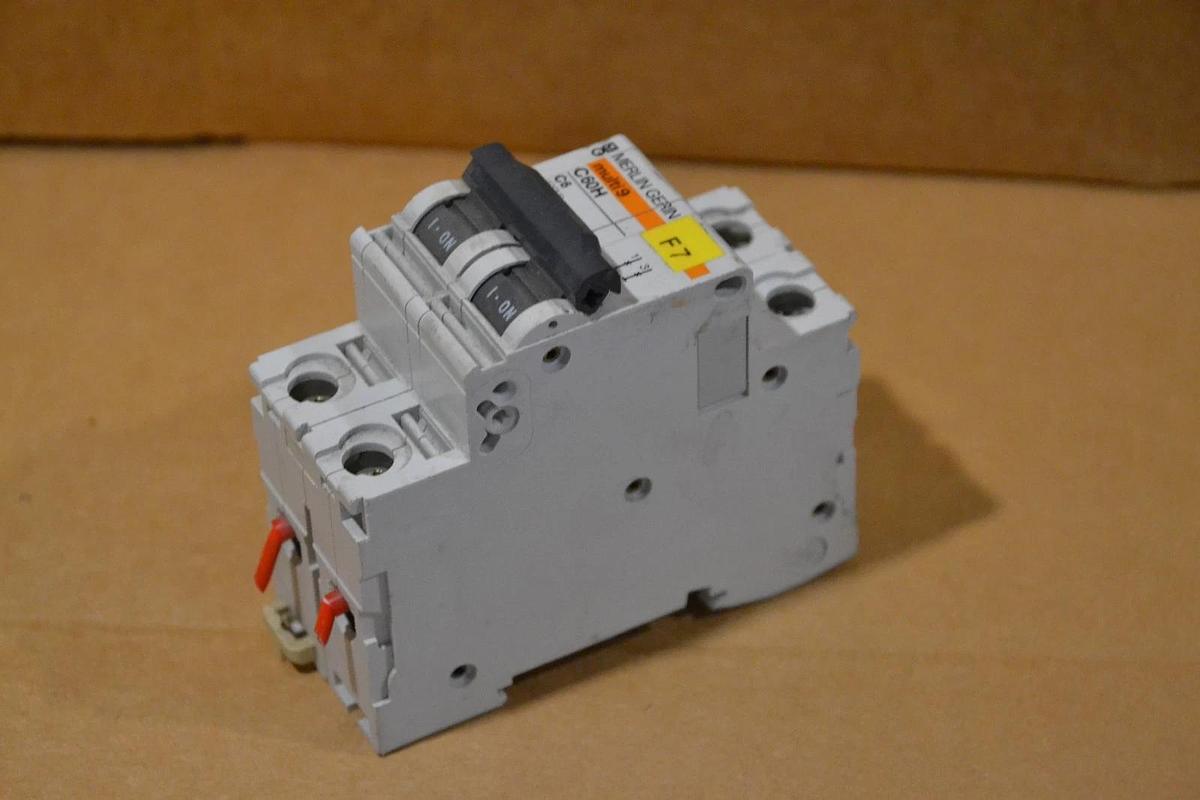 Used MERLIN GERIN MULTI 9 C60H C 6 C60H C6 400V 2 POLE 6A CIRCUIT BREAKER