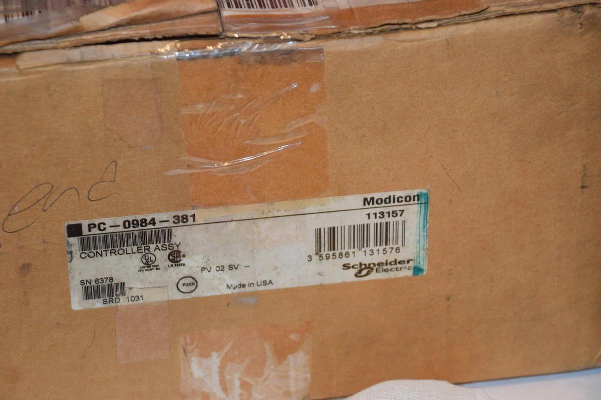 (New) MODICON PC-0984-381 PROGRAMMABLE CONTROLLER W/ AS-9593-000 M380-004