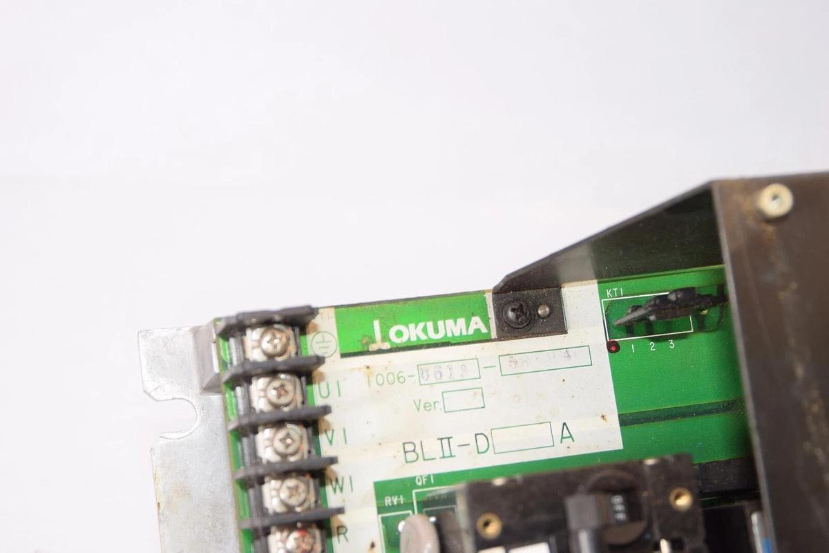 Used OKUMA BLII-D75A  BLII-D75 A SERVO AMPLIFIER lower card  E4809-820-006-B