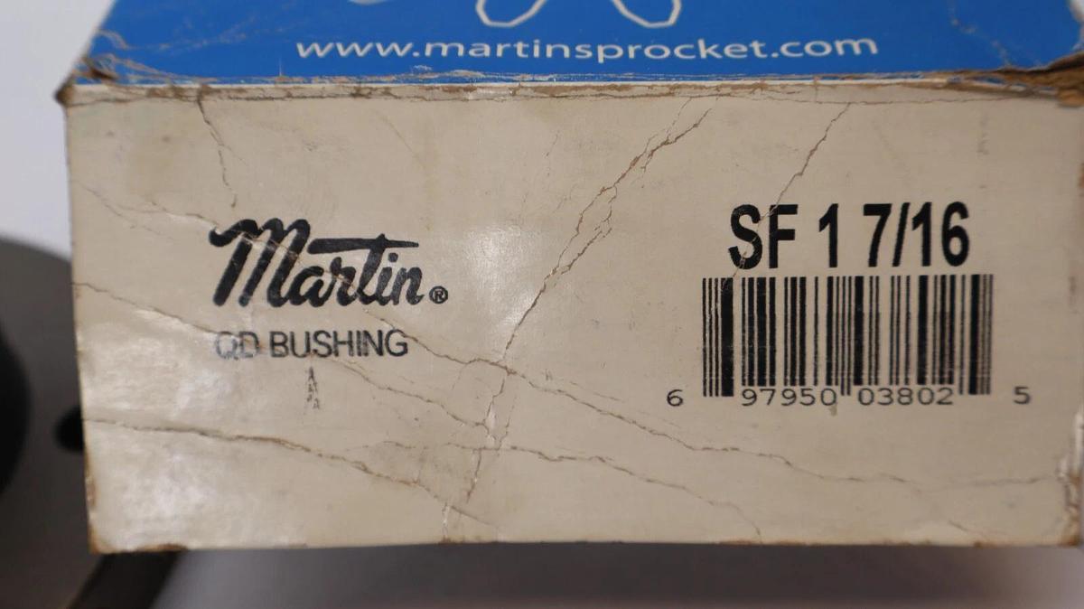 (NEW) MARTIN SF 1 7/16 , 1-7/16" Bore QD Bushing