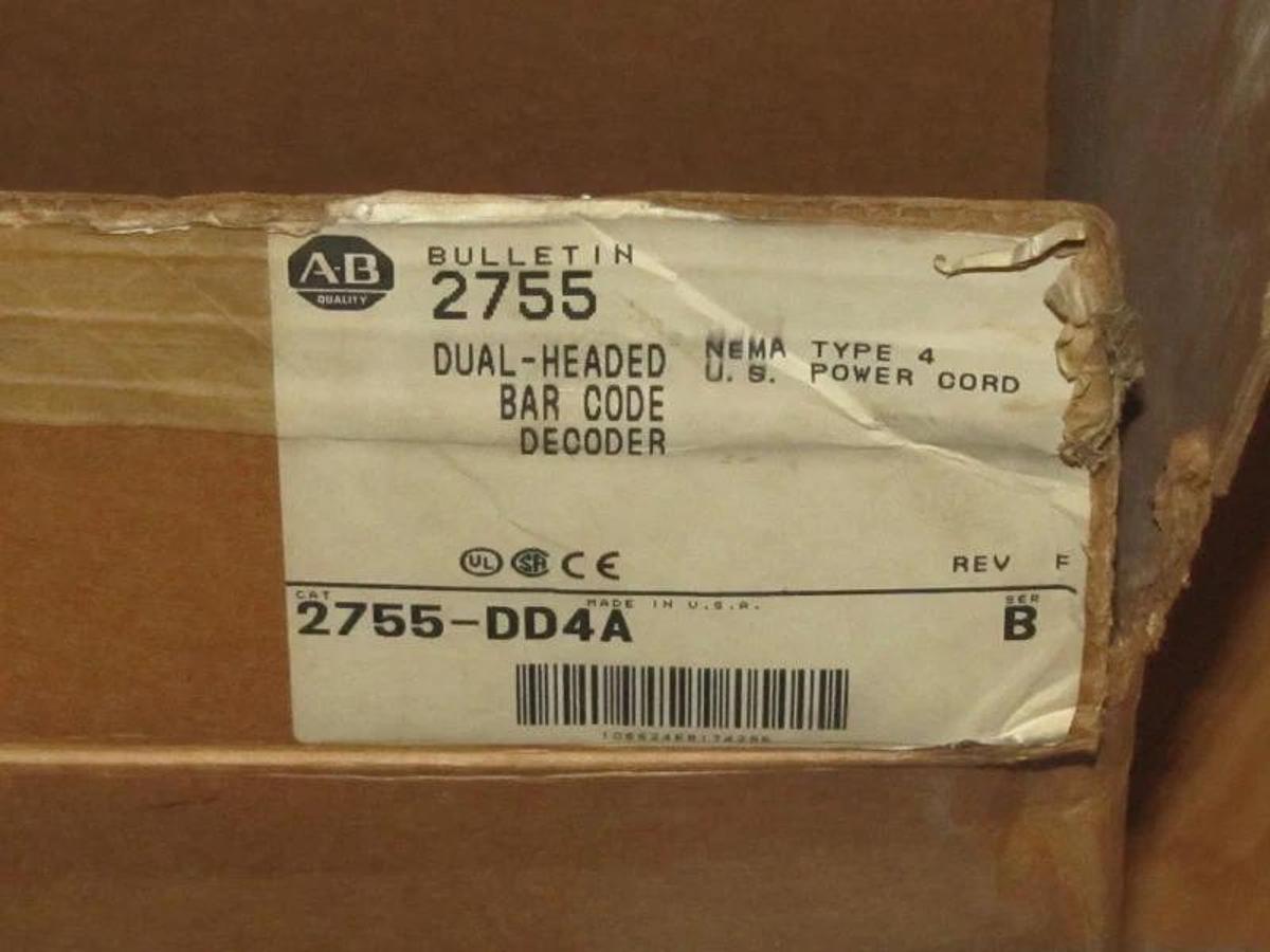 Allen Bradley AB 2755-DD4A 2755DD4A Bar Code Scanner NEW