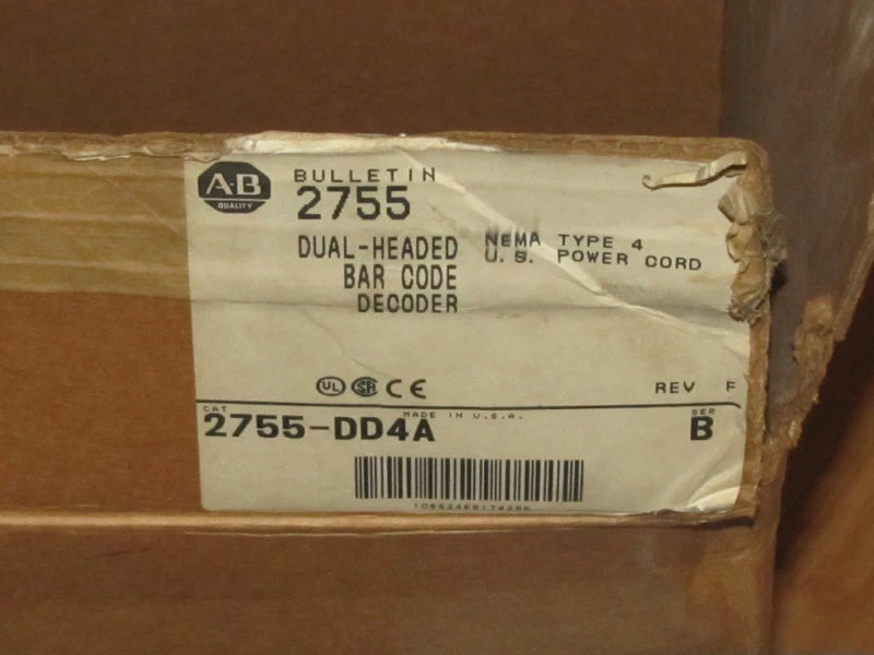 Allen Bradley AB 2755-DD4A 2755DD4A Bar Code Scanner NEW