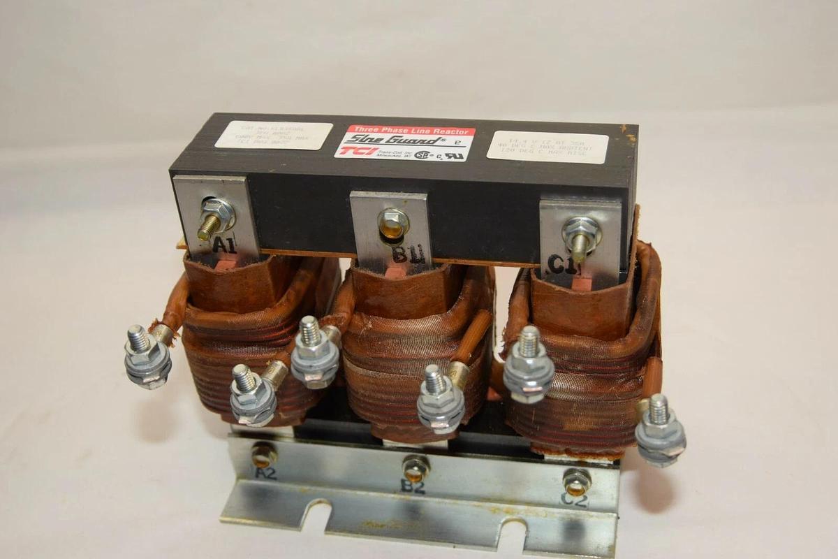 Used TCI SLINE GUARD KLR35ARL 600V 35A 35 Amp A Three Phase Line Reactor