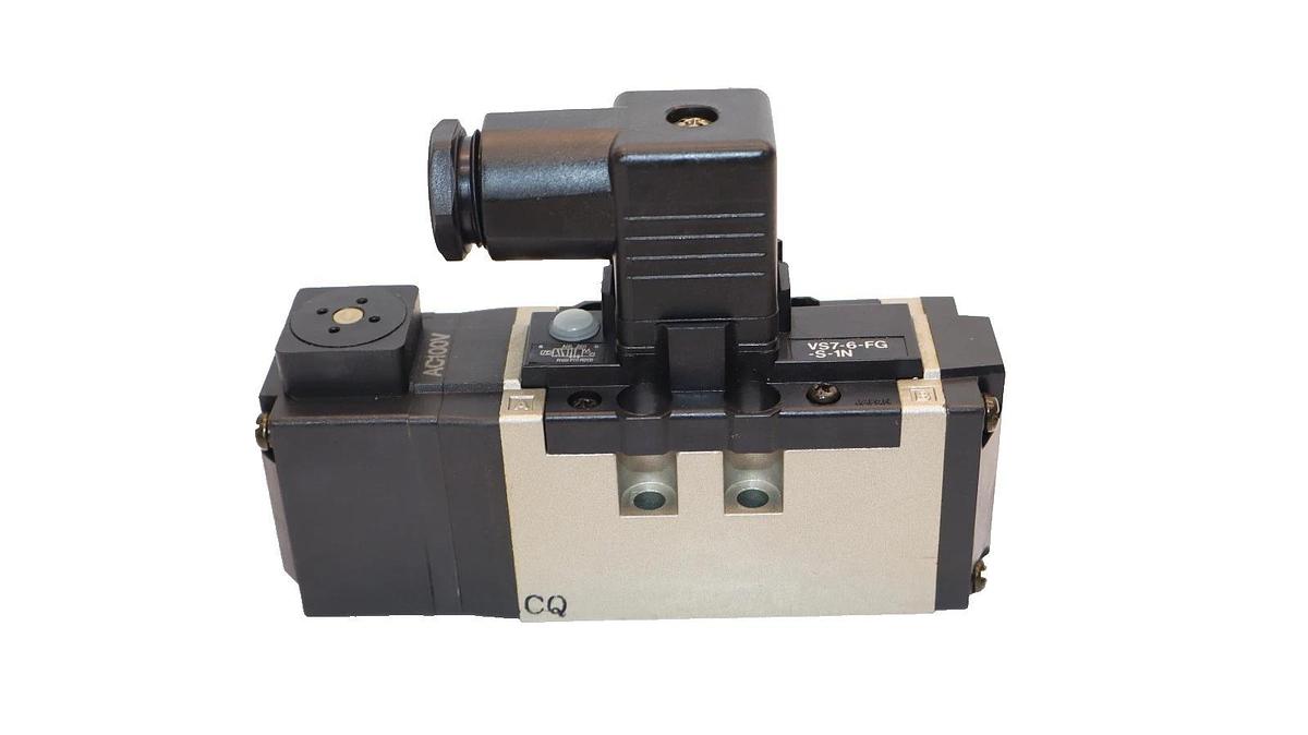 SMC VS7-6-FG-S-1N 100Vac Solenoid Valve (New)