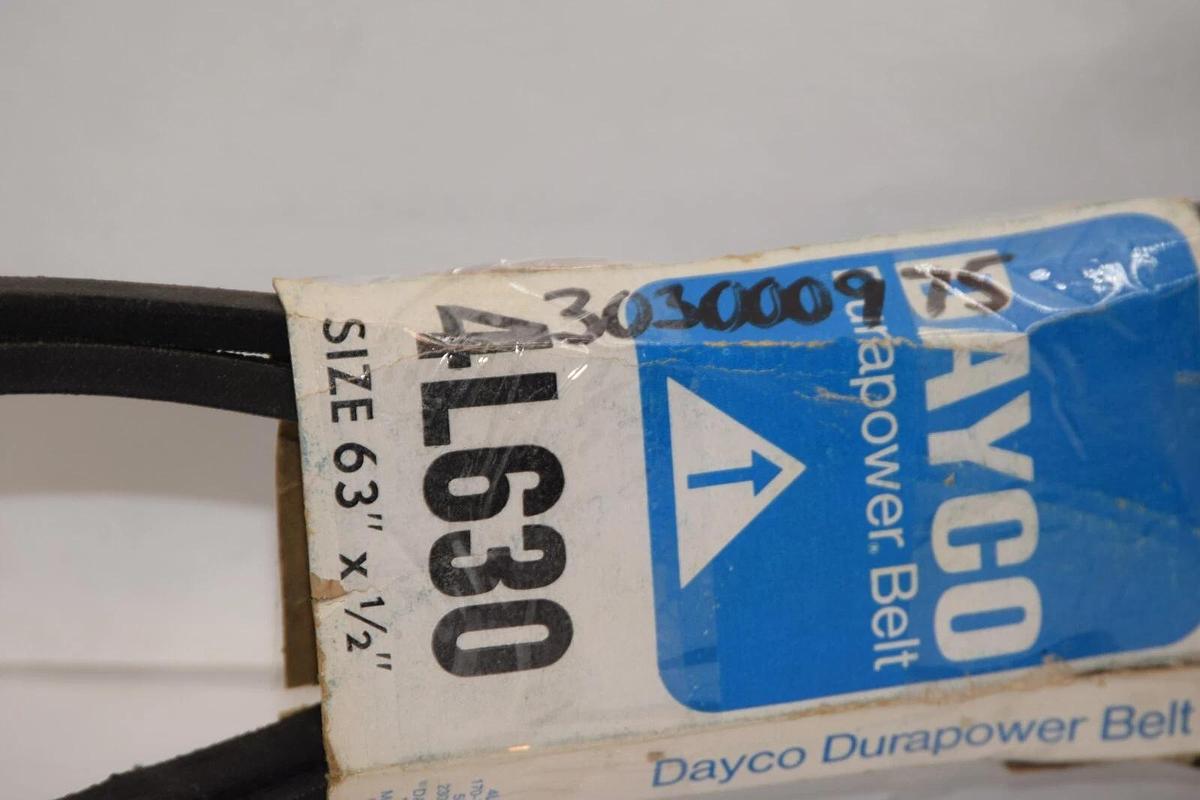 (NEW - Lot of 2) DAYCO 4L630 63" x 1/2" Durapower V-Belt USA
