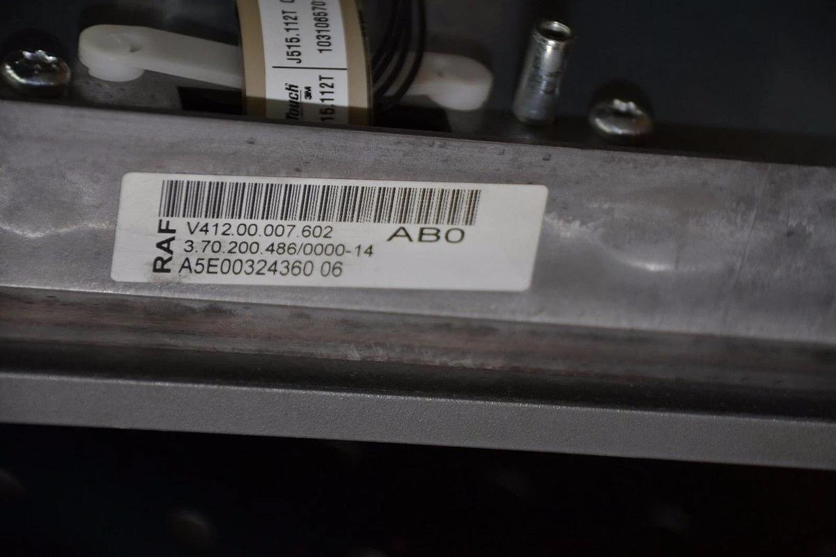 Used SIEMENS SIMATIC TOUCH PANEL 15T 15" Front V412.00.007.602 A5E00324360 06