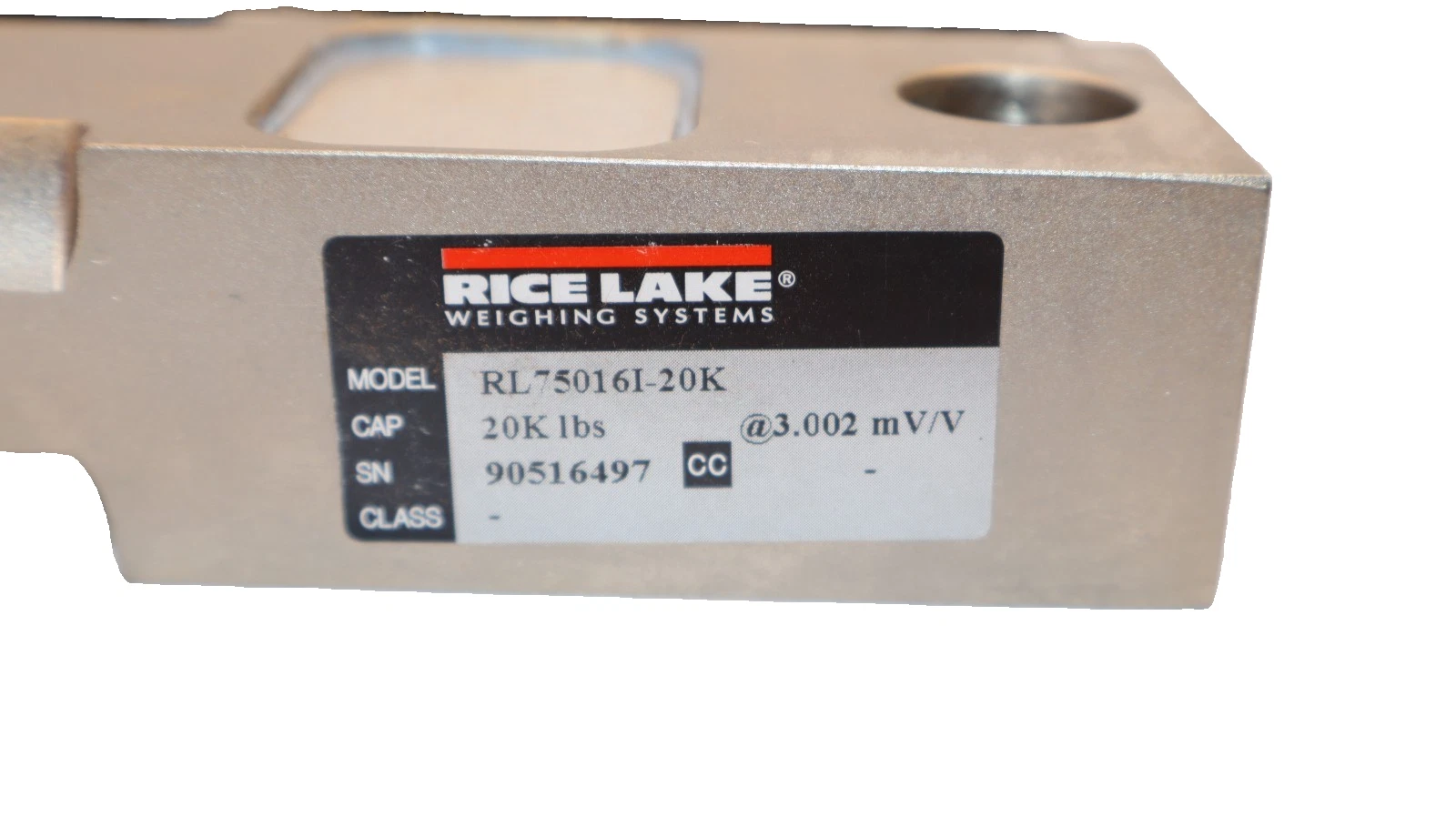 Rice Lake Load Cell RL75016I-20K RL75016-20K 17315 20K lbs RL75016I20K (New)