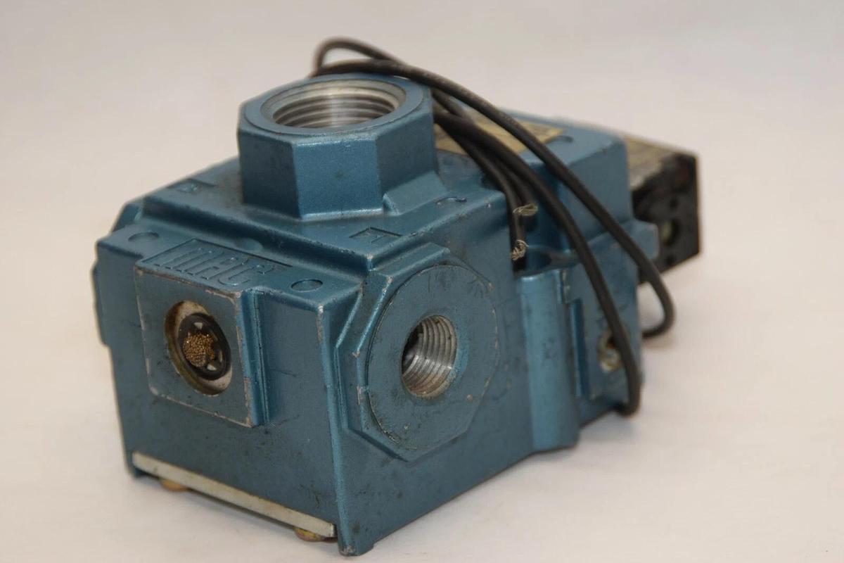 (NEW) MAC VALVES 56C-12-221BA Pneumatic Valve With 130B-221BAAA Solenoid Valve
