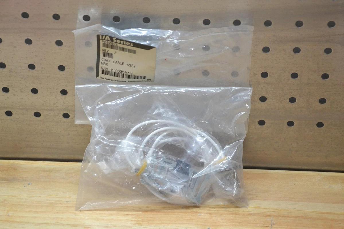 FOXBORO COMPANY P0800KE REV J COAX CABLE ASSEMBLY NEW