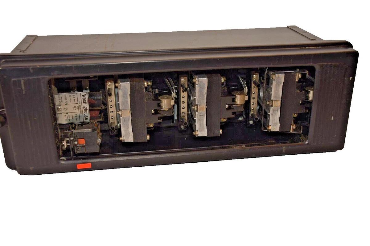 Used Westinghouse KC-4 KC4 Relay 293B004A13 2-8a 60cy 48-125vdc  *NO GLASS, SEE PICS*