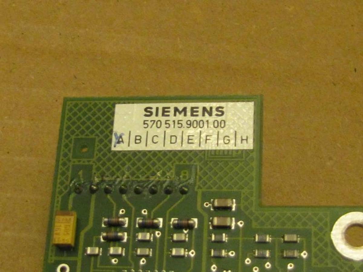 Used Siemens Board Card 570 515.9001.00 570515.9001.00 Ser A